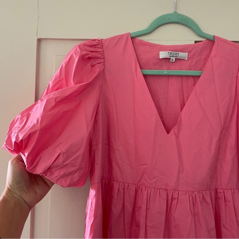 Crosby Hot Pink and Orange Brawley Dress - Picture 9 of 15